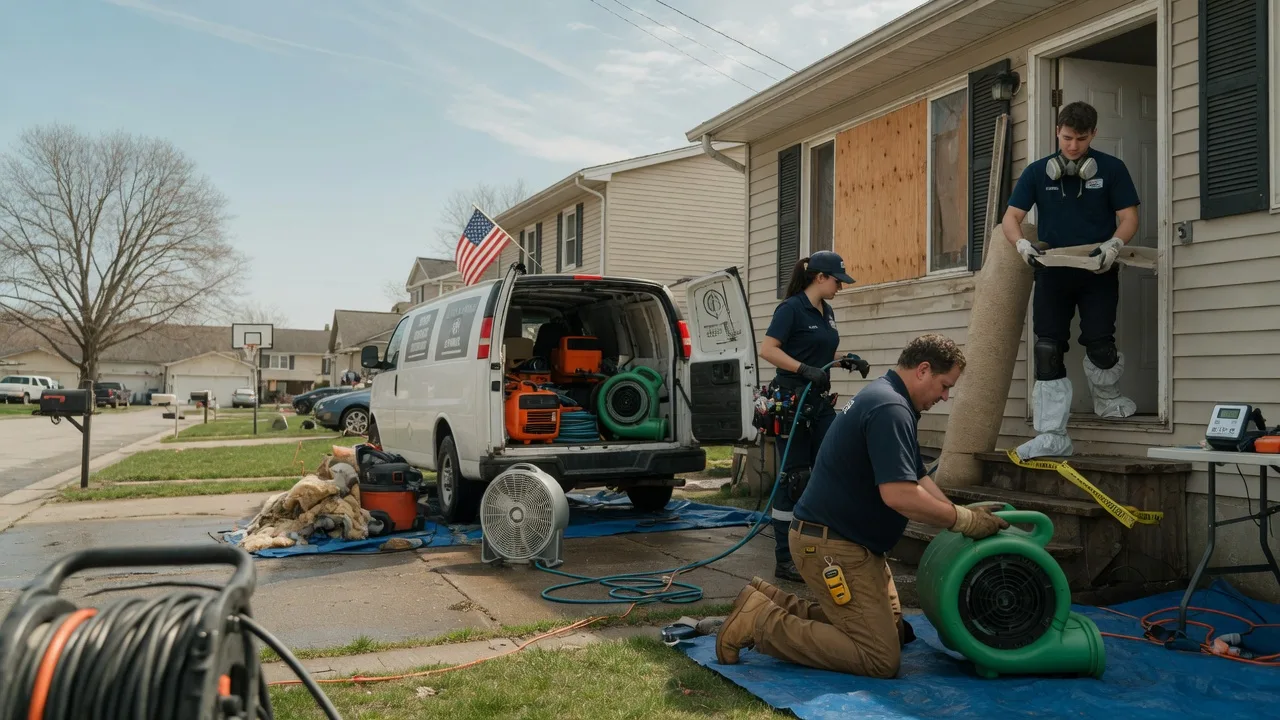 Water Damage Restoration in German Valley, IL near me